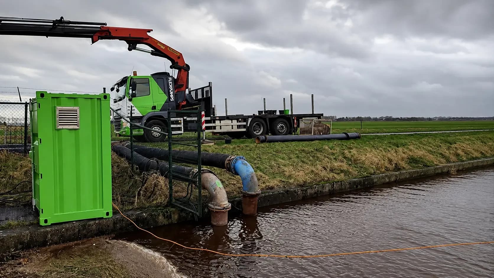 Spoedinzet pompinstallatie